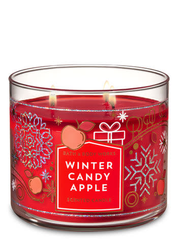 9) Bath and Body Works Winter Candy Apple Candle