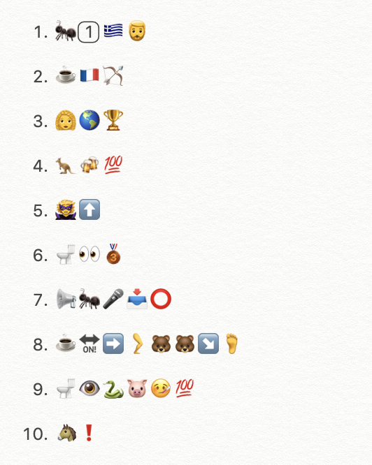 spejl lade som om Byg op World Emoji day quiz: Can you work out these sports related emojis?