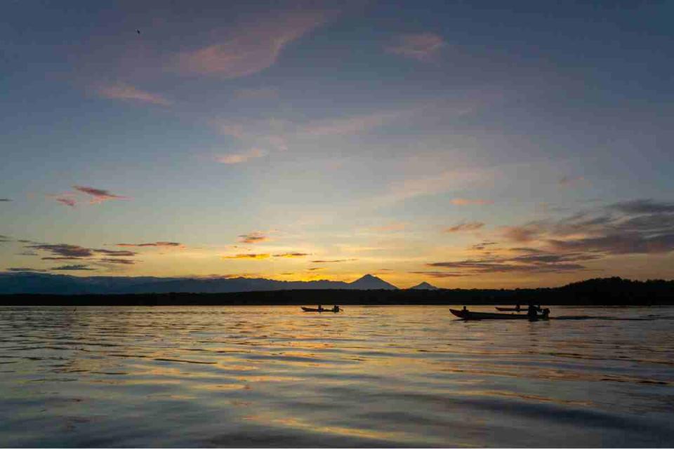 Laguna Los Cerritos en Acapetahua Chiapas México