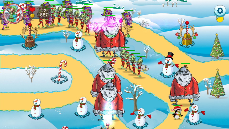 <p><a class="link " href="https://store.steampowered.com/app/746410/Stop_Santa__Tower_Defense/" rel="nofollow noopener" target="_blank" data-ylk="slk:Play Now;elm:context_link;itc:0;sec:content-canvas">Play Now</a></p><p><em>Stop Santa</em> puts a holiday twist on the classic tower defense game. In this iteration, you have to fend off zombie elves, Santas, and even evil penguins. The game spans nine levels, with each being harder than the one before as you try and stop Santa from taking over the North Pole. Talk about the war on Christmas.</p>