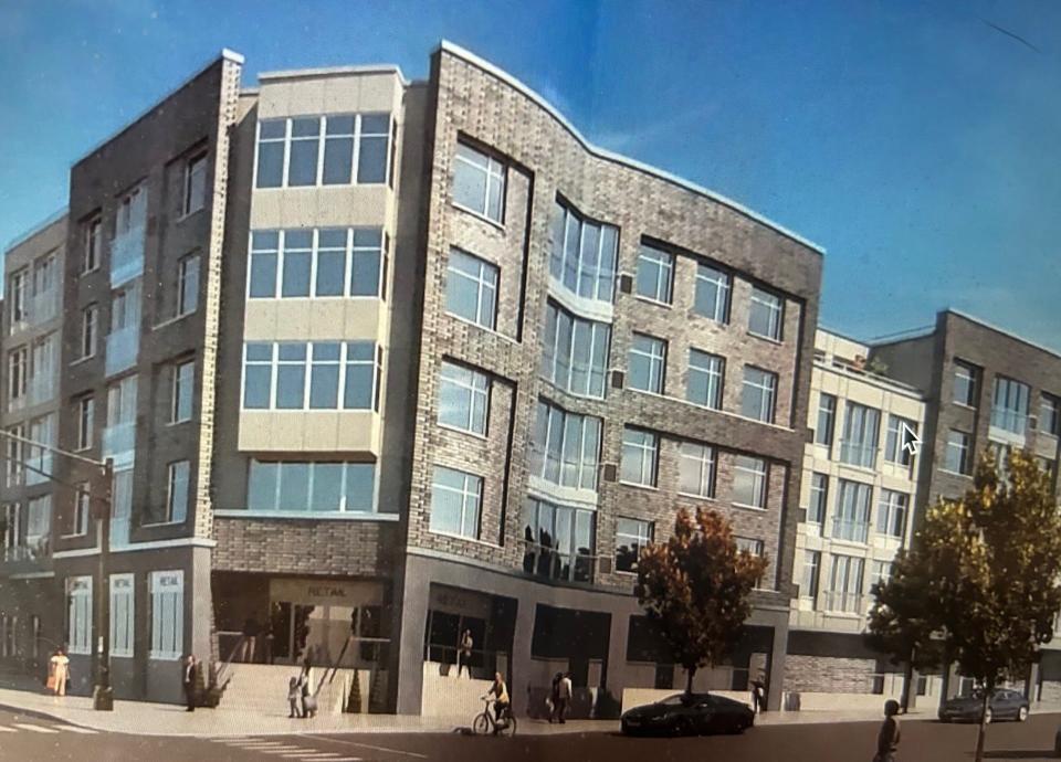 Proposed development in downtown Toms River, at the corner of Water and Irons streets.