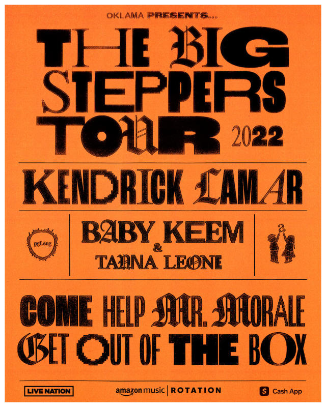 Oct 21, 2022: Kendrick Lamar / Baby Keem / Tanna Leone at Accor