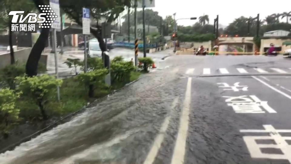 低窪地區慎防積淹水。（示意圖／TVBS）