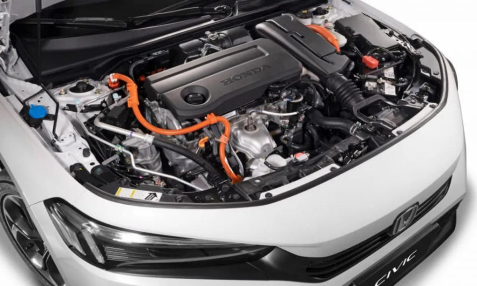 Motorização híbrida deixou o Civic mais potente e mais econômico que o Toyota Corolla (Imagem: Divulgação/Honda)