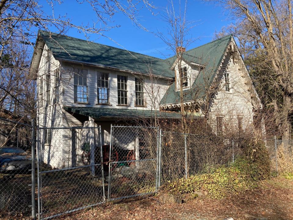 Isaac Cooper House, built 1861, is similar to other stately homes in town.