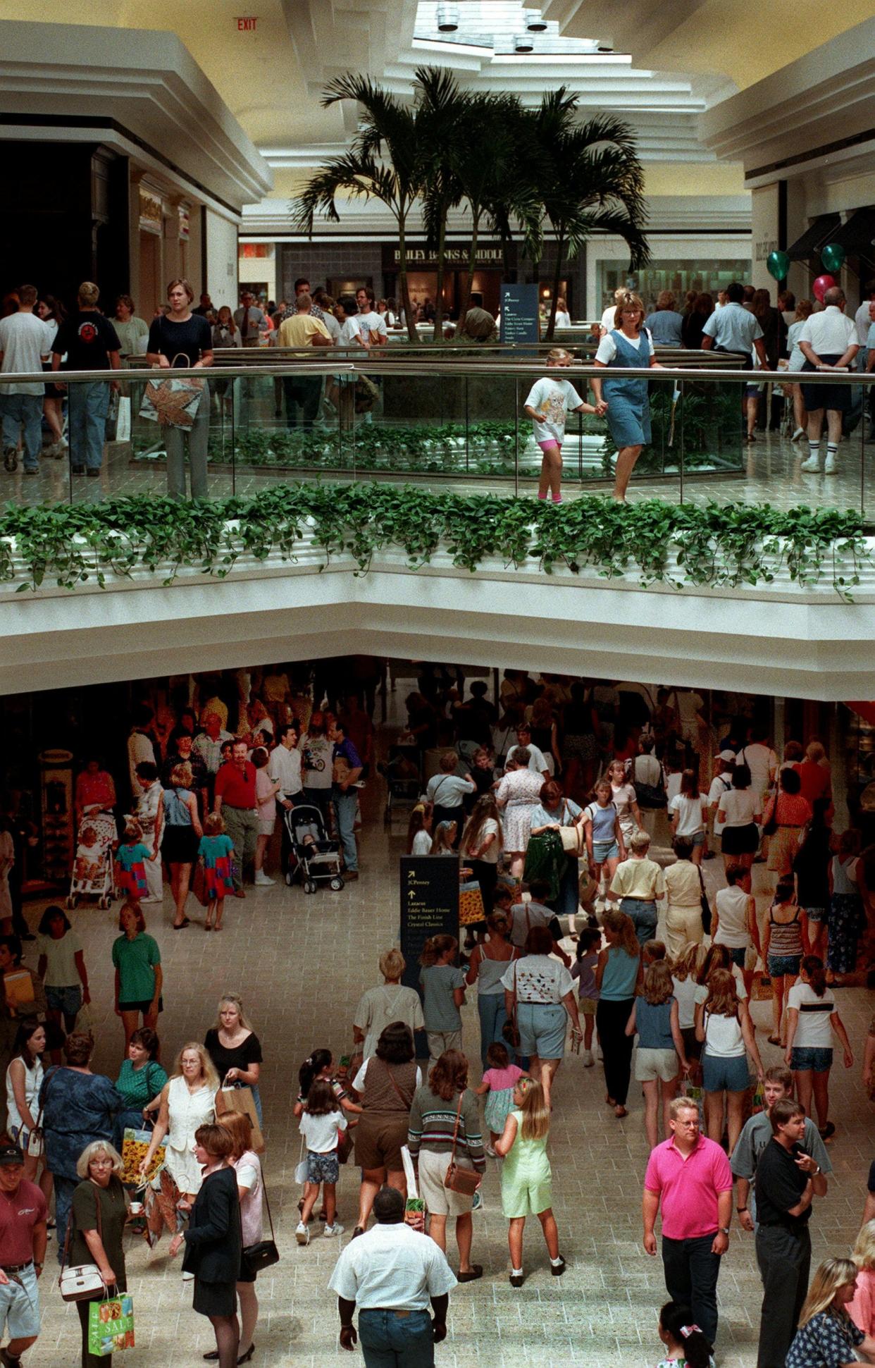 The Mall at Tuttle Crossing attracted a packed house when it opened ion July 11, 1997.