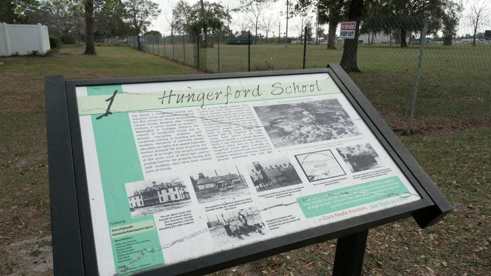 The site of the Hungerford School, which served Black students in the segregation South.  / Credit: CBS News