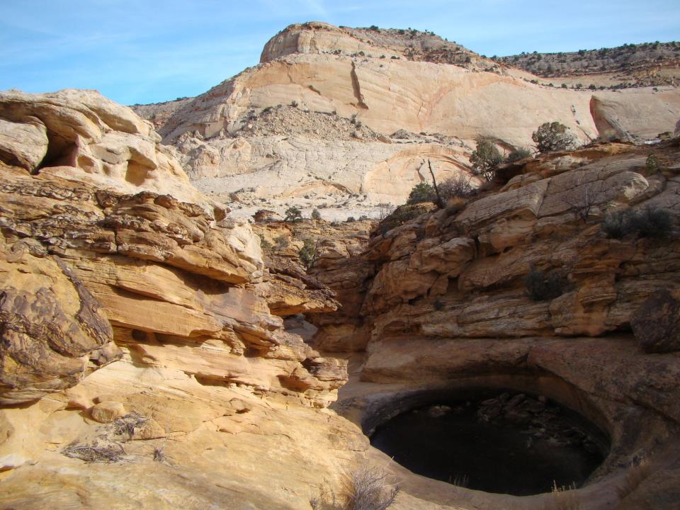 The Tanks are seen along Capitol Gorge Trail at Capitol Reef National Park.