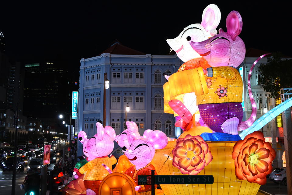 Adorable rat lanterns greet visitors at Chinatown. (PHOTOS: Kreta Ayer – Kim Seng Citizens’ Consultative Committee)