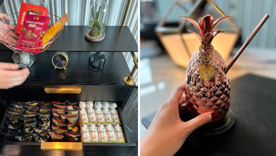 Minibar customisation service; a welcome drink at the check-in lobby. (PHOTO: The Outpost Hotel)