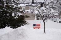 FILE PHOTO: Winter Storm Orlena aftermath in Massachusetts