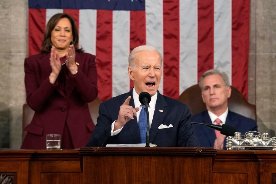 Joe Biden during the State of the Union
