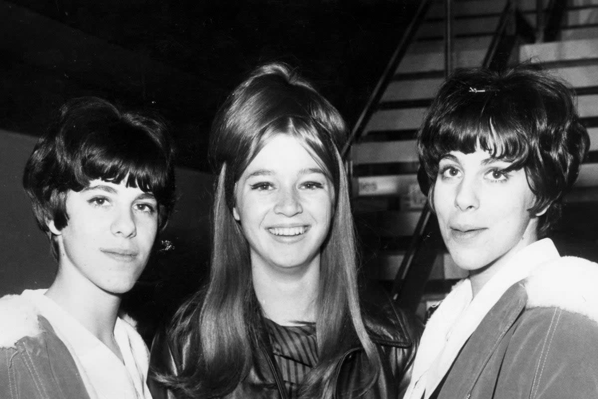 The Shangri-Las in 1964, (l-r) Mary Ann Ganser, Mary Weiss and Margie Ganser (PA)