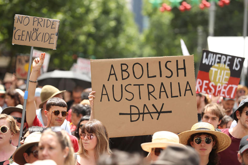 Invasion Day rally in Australia