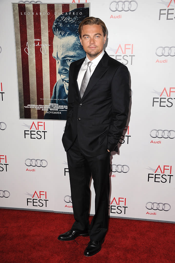 J Edgar 2011 LA Premiere Leonardo DiCaprio