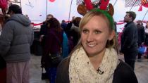 All aboard: Alberta kids with cancer take train ride to 'North Pole'