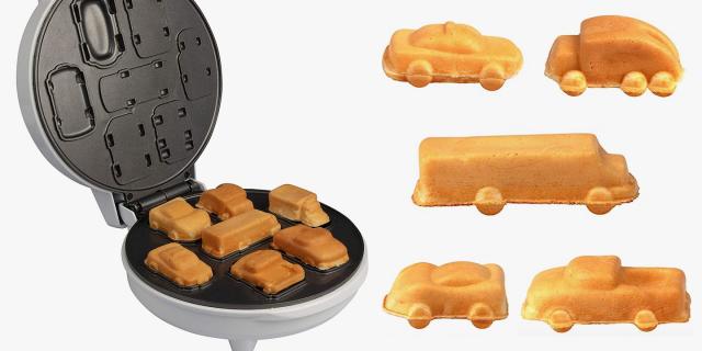 This Waffle Maker Creates 3D Cars and Trucks, So It's Acceptable to Play  With Your Food