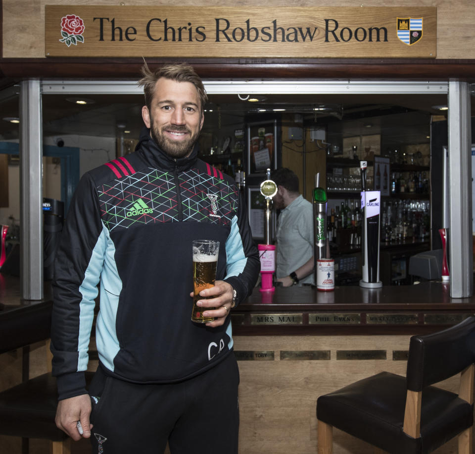 Robshaw was speaking as part of a Harlequins Train With Your Heroes event