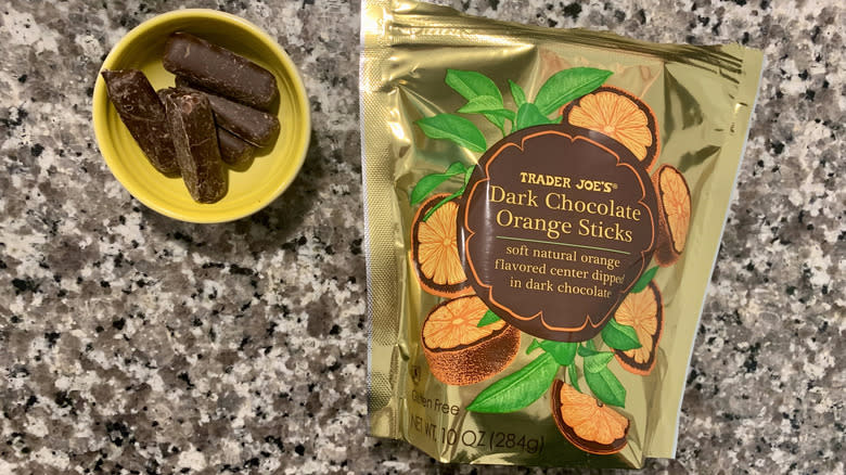 Dark Chocolate Orange Sticks