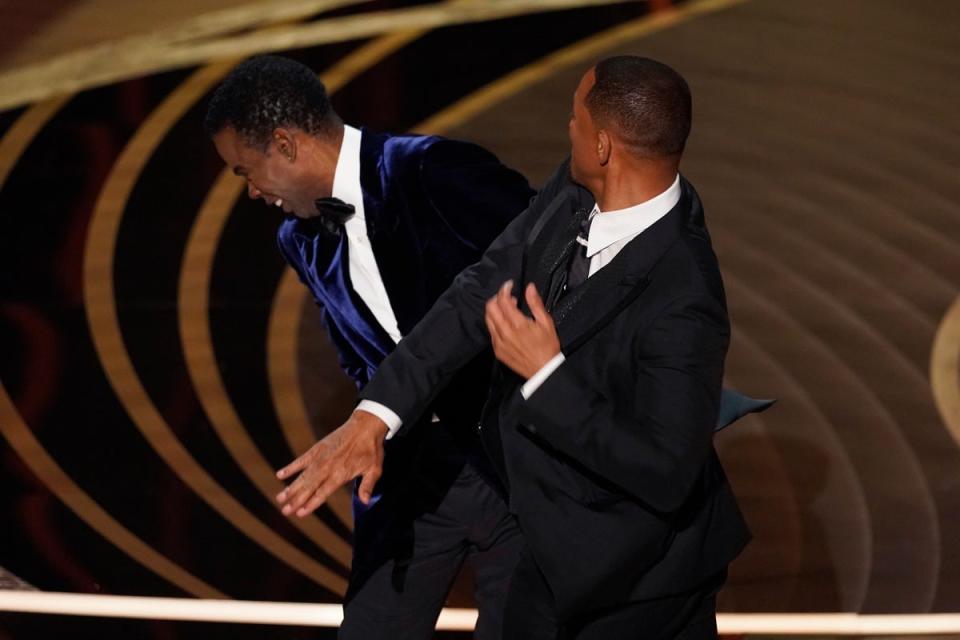 Will Smith and Chris Rock at the Oscars (Getty)