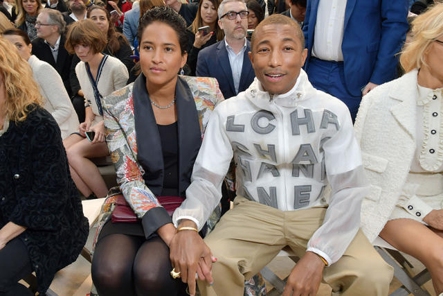 Pharrell Williams Has a Love for Feminine Fashion—See the Pics!