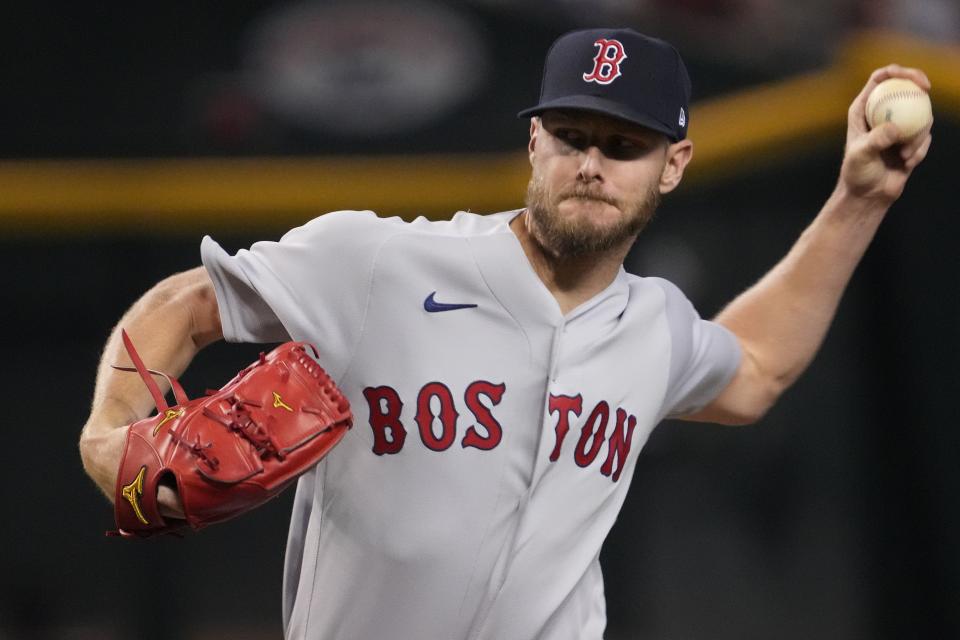 After making just 11 starts combined between 2021 and 2022, Chris Sale went 6-5 with a 4.30 ERA in 20 starts last season for the Red Sox.