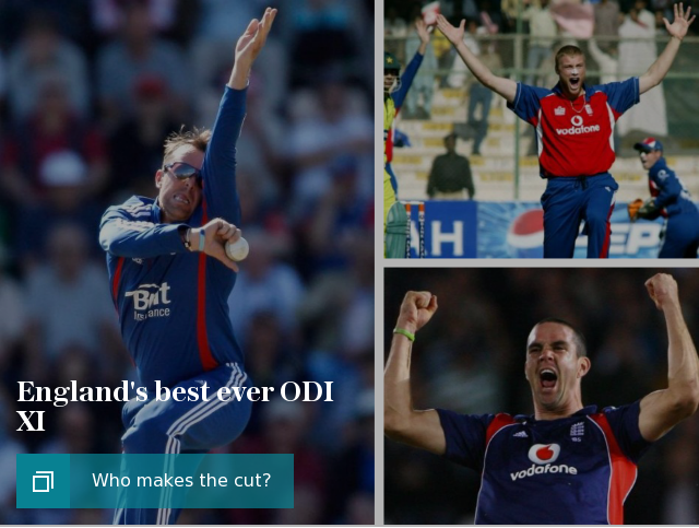 England's best ever ODI XI