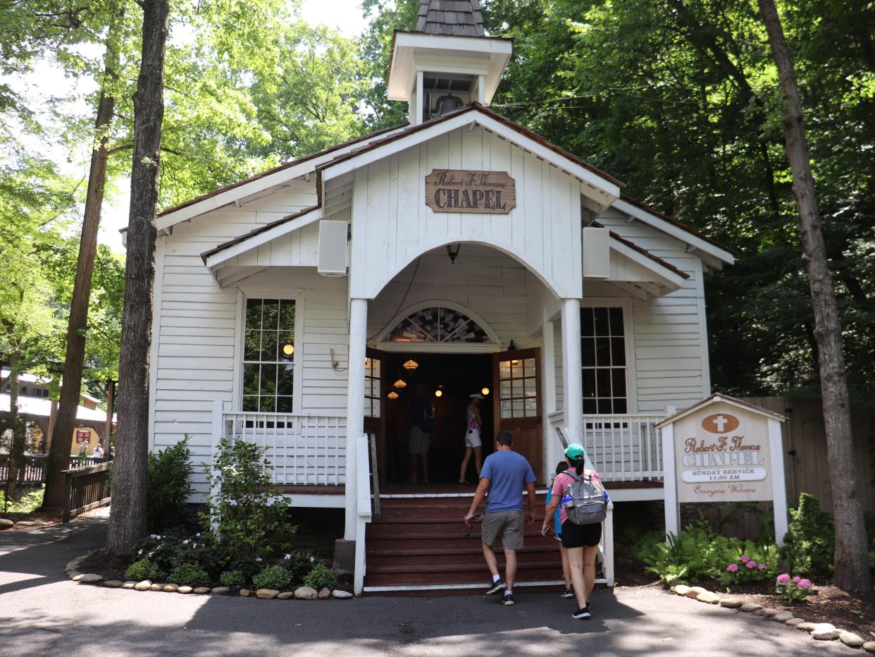 A chapel at Dollywood