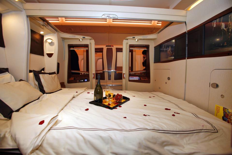 Singapore Airlines Airbus A380 first class suite old generation