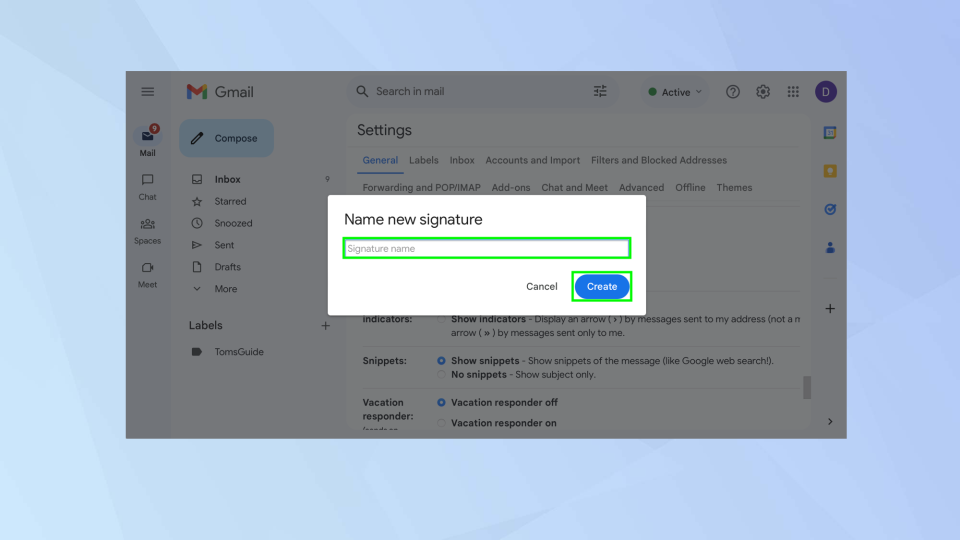 How to create and change a signature in Gmail