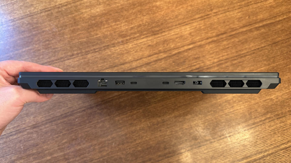 Lenovo Legion 9i review unit on table