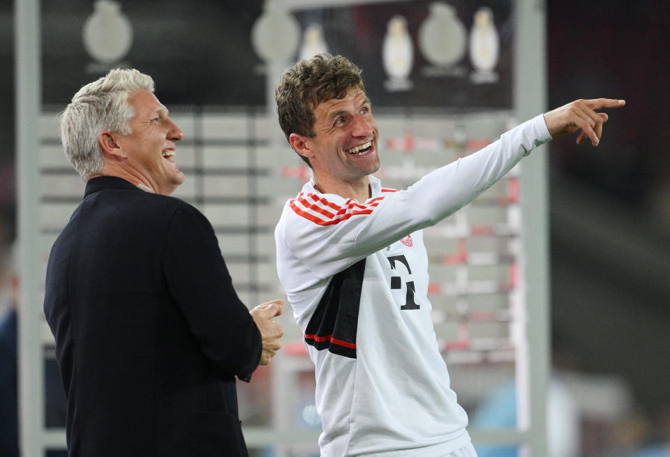 Thomas Müller und Bastian Schweinsteiger 