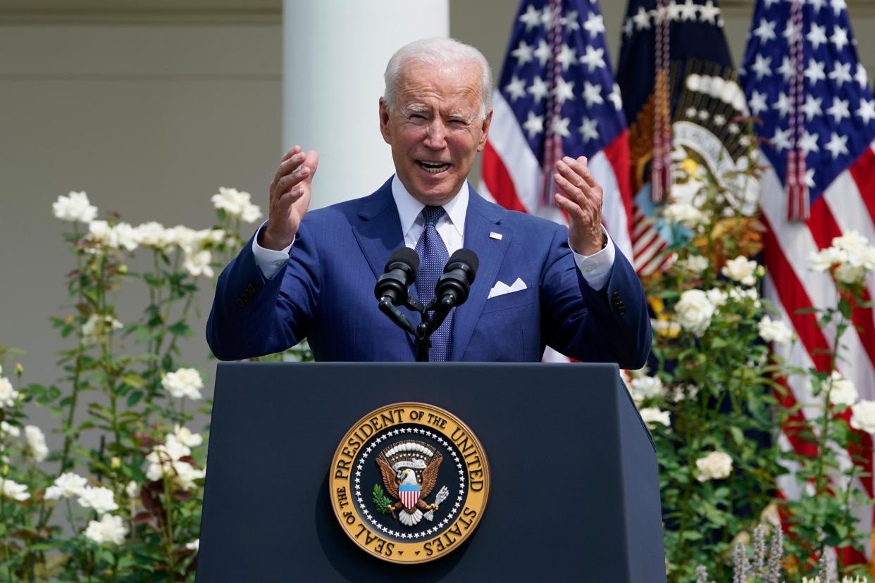 Biden (Copyright 2021 The Associated Press. All rights reserved.)
