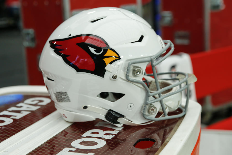 Cardinals helmet.