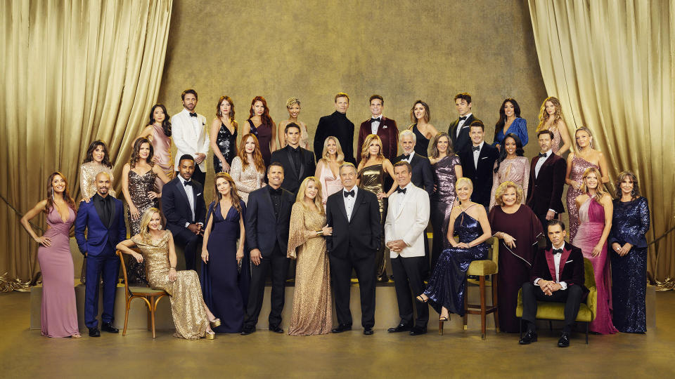 The cast for the 50th season of the CBS daytime series 