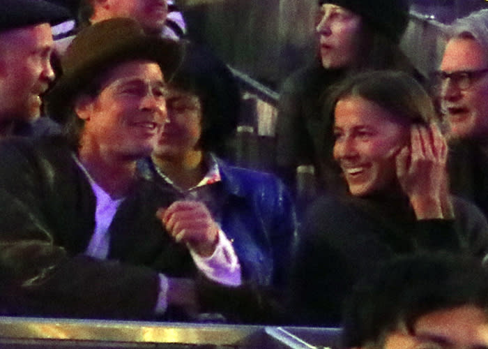 Brad Pitt en el concierto