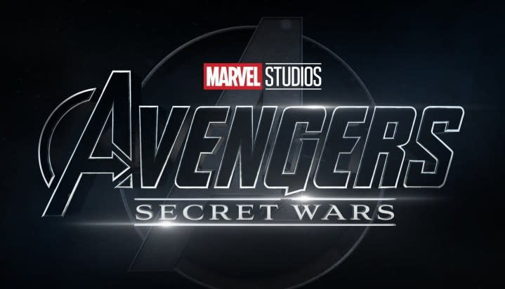 The title logo for Avengers: Secret Wars.