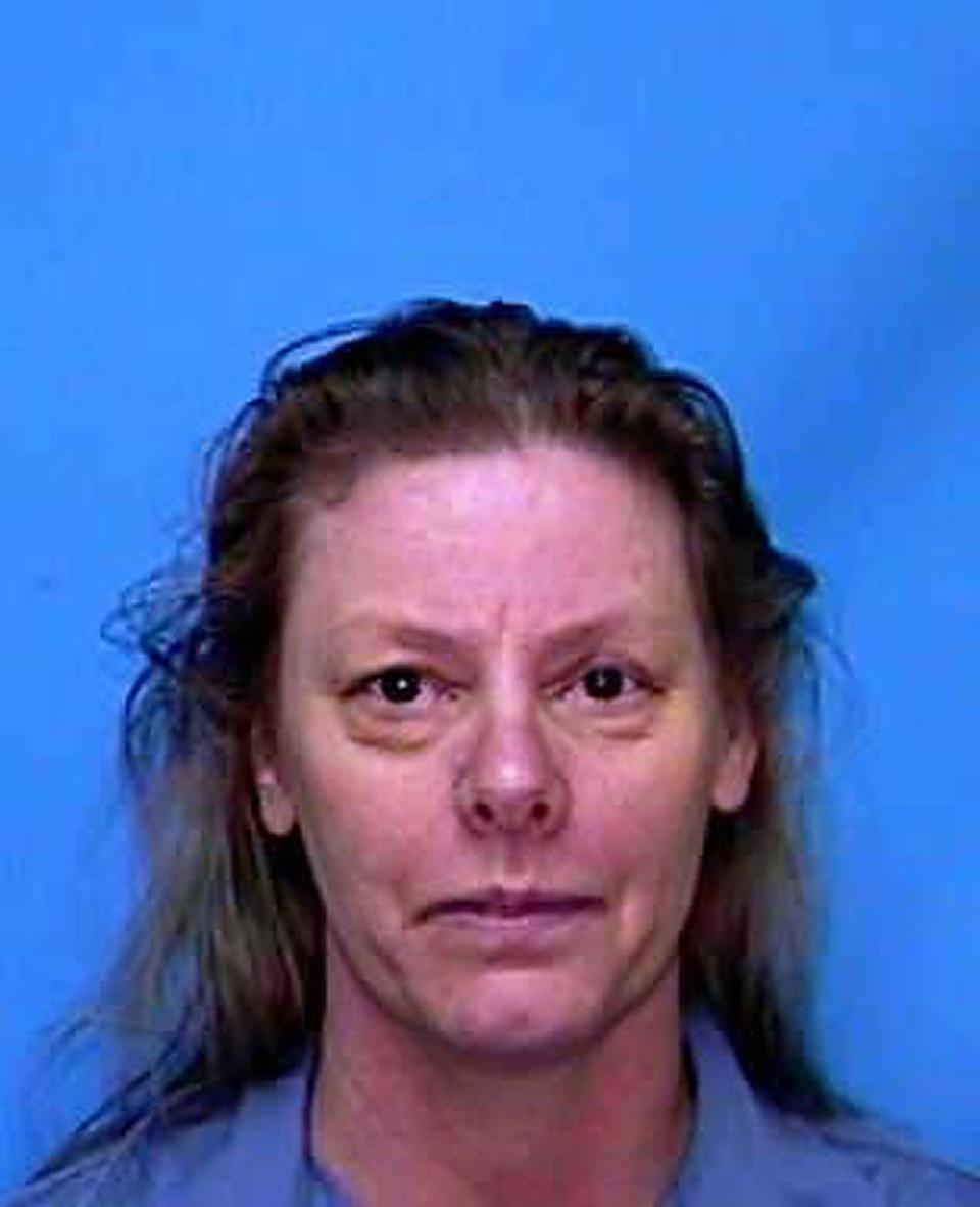 A mugshot of Aileen Wuornos