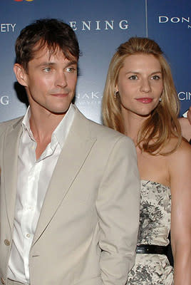 Hugh Dancy and Claire Danes at the New York premiere of Focus Features' Evening