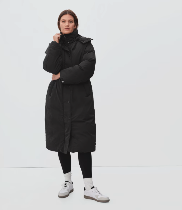 The Duvet Puffer. Image via Everlane.