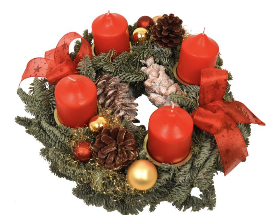 Adventskranz von toom für 16,99 Euro (Bild: toom).