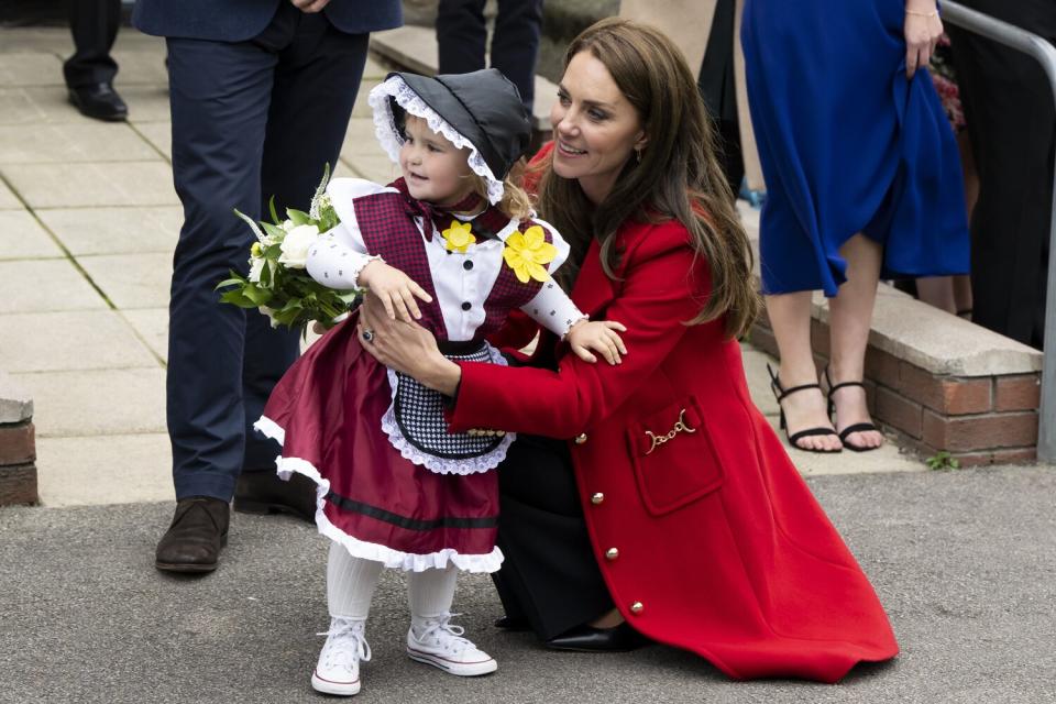 The Prince And Princess Of Wales Visit Wales