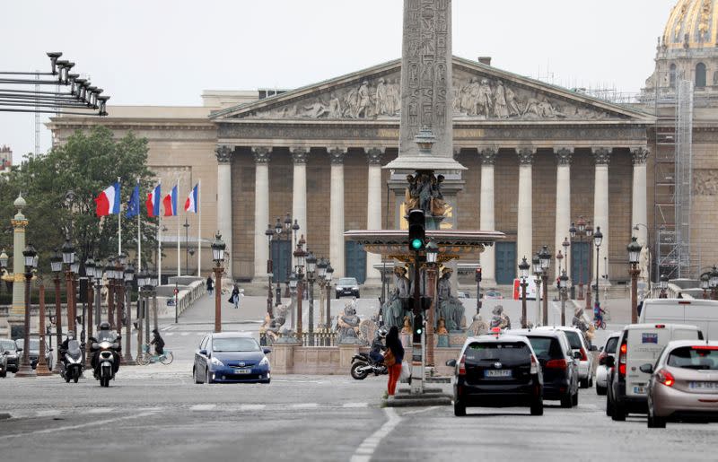 Gradual end to a nationwide lockdown due to the coronavirus disease (COVID-19), in Paris