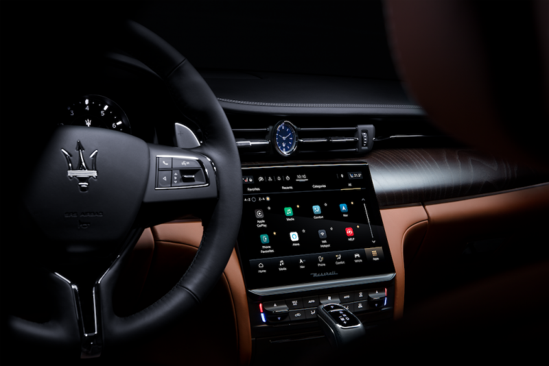 Maserati Intelligent Assistant (MIA) 智能多媒體系統。(圖／業者提供)