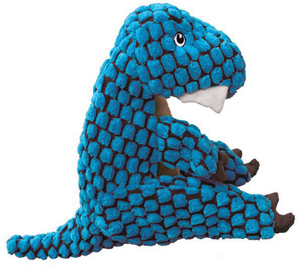 Thousands of doggos (and their pet parents) love this blue dino. (Photo: Chewy)