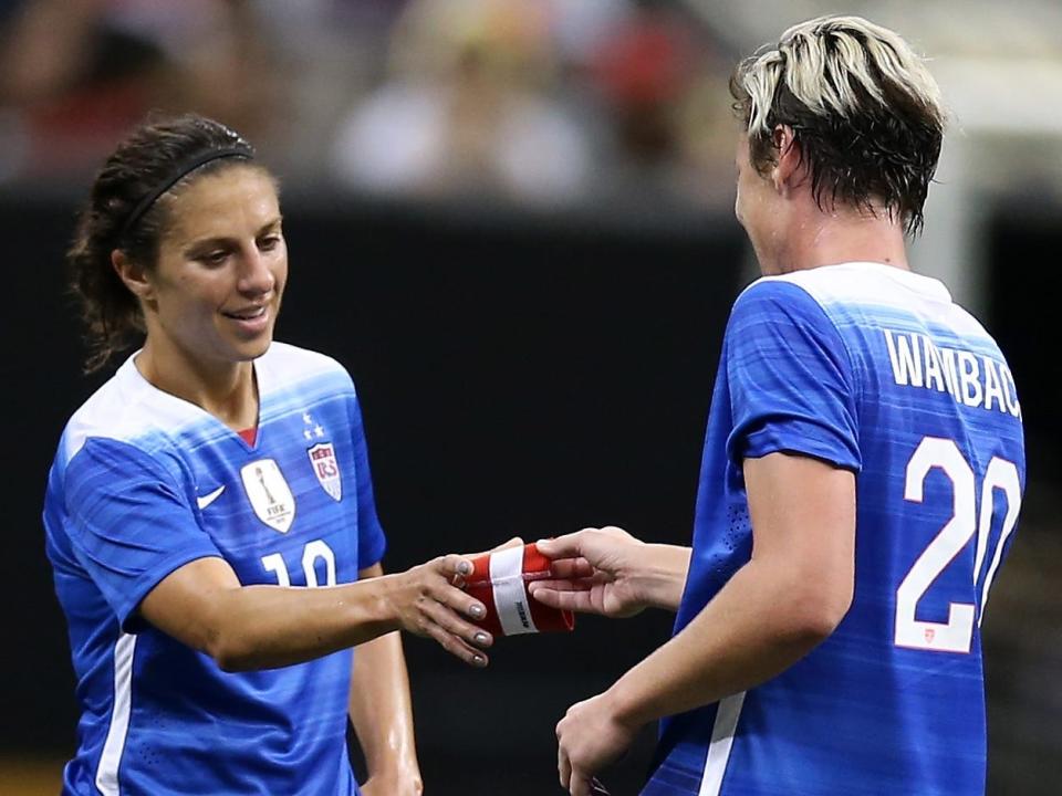 carli lloyd abby wambach