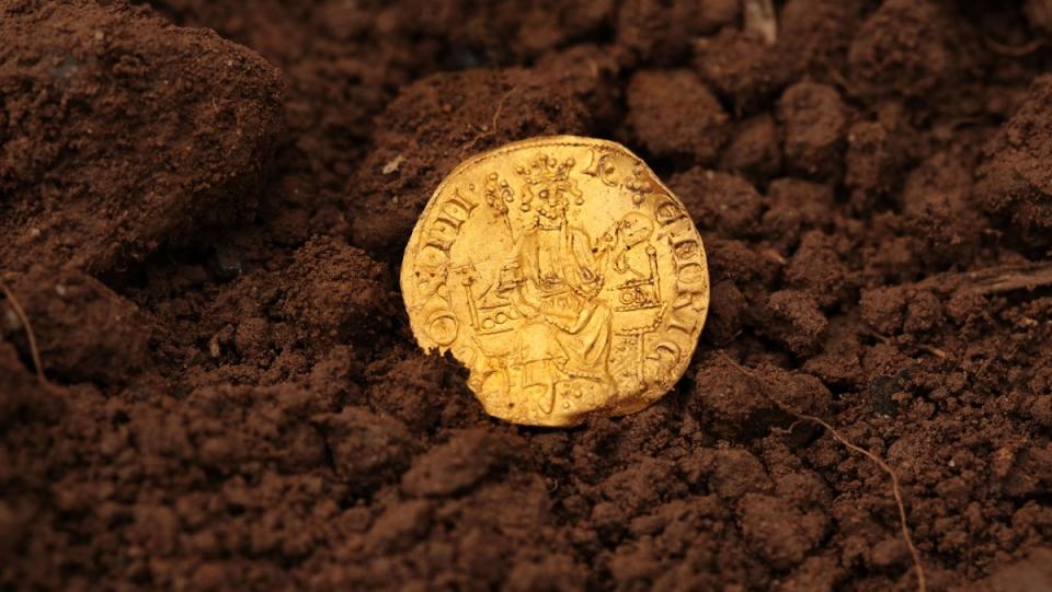 A rare gold coin discovered in England from 1257, worth some $500,000. 