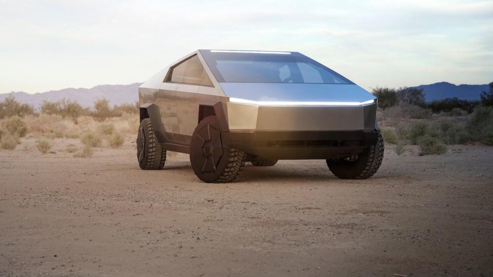 a car on a dirt road