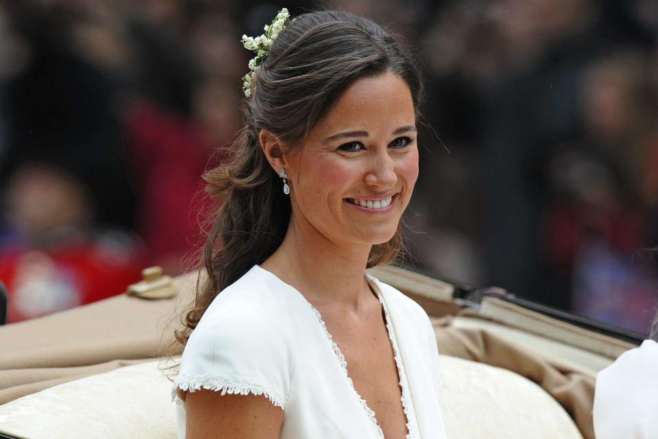 <p>PAUL ELLIS/AFP via Getty </p> Pippa Middleton at the wedding of her sister Kate to Prince William in April 2011.