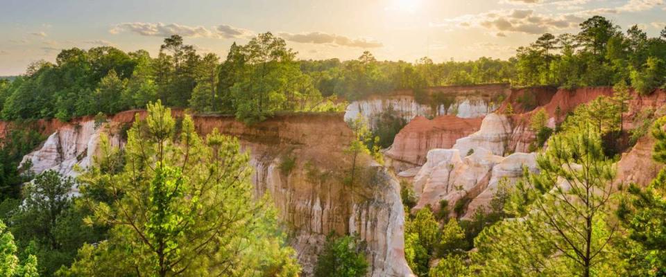 Providence Canyon in Southwest Georgia, USA.